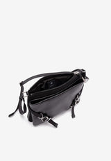 Givenchy Voyou Grained Leather Messenger Bag Black BKU04WK1ZV_001_Black_32772772