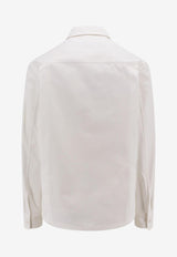Jil Sander Long-Sleeved Shirt with Flap Pockets White J22DL0213J45217_100_White_29844320