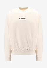 Jil Sander Logo Print Crewneck Sweatshirt Beige J47GU0001J20010_279_Beige_29848554