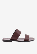 Celine Lerins Leather Sandals Brown 353893778C_19DK_Brown_29853207