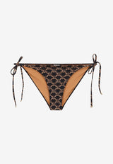 Celine Triomphe Print Bikini Bottom Brown 2Z273939T_17BR_Brown_29853932