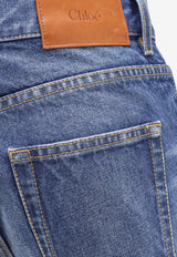 Chloé Logo Patch Wide-Leg Washed Jeans Blue CH25ADP42251427_Hazyblue_32772849