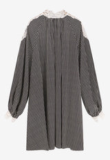 Chloé Silk Mini Dress Black CH25ARO28145905_Blackwhite_32772797