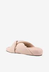 Marni Twisted-Bands Padded Leather Sandals Beige SAMS018703P5443_00W23_Beige_32943230