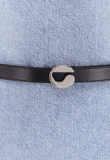 Coperni Belted Denim Mini Dress Blue COPR148F2024_BLU_Blue_32772255