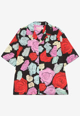 Marni Rose Print Short-Sleeved Shirt Multicolor CUMU0213A5UTC506_ORN99_MultiColour_32943242