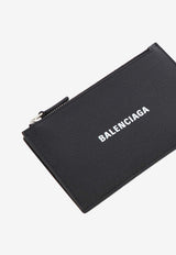 Balenciaga Logo Print Long Cardholder Black 6405351IZI31090_82391