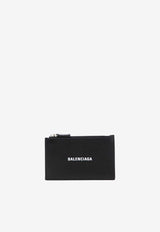 Balenciaga Logo Print Long Cardholder Black 6405351IZI31090_82391