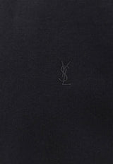 Saint Laurent Cassandre Embroidered Sweatshirt Black 823184Y36SW1000_Black_29850410