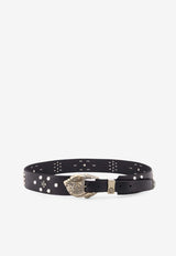 Enfants Riches Déprimés Eagle-Head Studded Belt Black 100427_BLACK_Black_32997551