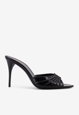 Saint Laurent Babylon 90 Leather Mules Black 799606AAC4K1000_Black_29852322
