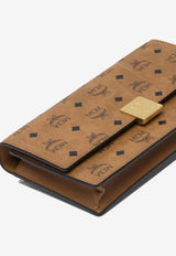 MCM Large Aren Monogram Clutch Bag Cognac MYLFATA01COGNAC_92fde91b-35bd-4cc0-a14e-3a954d045ab9