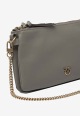 PINKO Mini Leather Double Bag Taupe 105359A0QOI68Q_aa570a70-6601-4cff-ada6-c220b4d01ed3