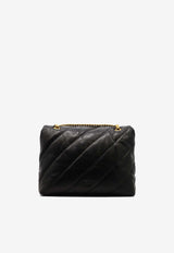 PINKO Large Love Big Puff Crossbody Bag Black 100037A0F2Z99Q_76261