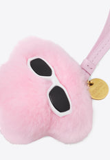 Versace Medusa Fluffy Bag Charm Pink 1018749 1A13763 1P88V