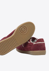 ALOHAS TB. 490 Crochet Suede Low-Top Sneakers Bordeaux S10082303_82297