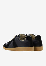 Maison Margiela Replica Leather and Suede Sneakers Black S57WS0236P1895H6851_f69b1e94-51bf-4b66-b26d-86650addb33d