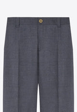 Versace Wool Track Pants Gray