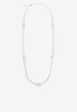 Valentino VLogo Chain Necklace Silver 6Y2J0S34UXM_6RU_Silver_33283228