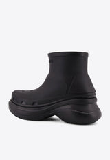 Balenciaga X Crocs Rubber Ankle Boots Black 815522W1S8E_1000_Black_32772856