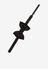 Dsquared2 Classic Velvet Bow Tie Burgundy PAM000500108409_M1490