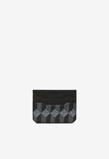 Au Départ Monogram Canvas Cardholder Black SCAH001_682