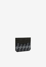 Au Départ Monogram Canvas Cardholder Black SCAH001_682