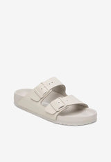 Birkenstock Arizona Exquisite Leather Slides Eggshell 1029213_EGGSHELL