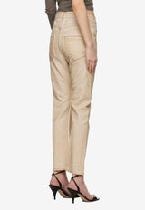 Rick Owens DRKSHDW VDD Overdyed Denim Pants Beige DS01E3310DCF_81