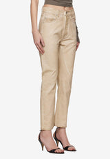 Rick Owens DRKSHDW VDD Overdyed Denim Pants Beige DS01E3310DCF_81