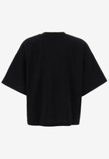Saint Laurent Cassandre Oversized T-shirt Black 827001Y37ZE_1000