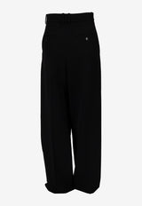 Saint Laurent Classic Wool Pants Black 824389Y7E63_1000