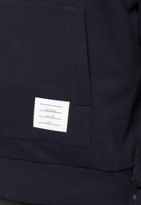 Thom Browne Classic Loopback Hooded Sweatshirt Navy MJT086A03377_415