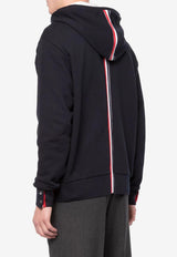 Thom Browne Classic Loopback Hooded Sweatshirt Navy MJT086A03377_415