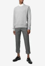 Thom Browne Classic Loopback Sweatshirt Gray MJT085A03377_055