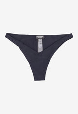 Dsquared2 Logo Print Bikini Bottom Black D6B225040_010