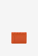 Miu Miu Logo Plaque Matelassé Leather Cardholder Orange 5MC103AFPP_F0049