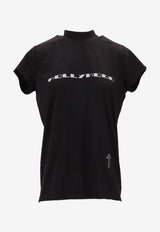 Rick Owens DRKSHDW Small Level T Printed T-shirt Black DS01E3208RNEP5_0911