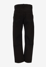 Rick Owens DRKSHDW VDD Straight-Leg Jeans Black DS01E3310CVS_09