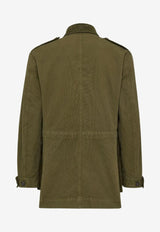 Dsquared2 Field Button-Up Jacket Green S74BN1325D35106_728