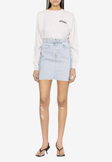 Isabel Marant Shad Crewneck Sweatshirt White SW0054FAA2M41I_23EC