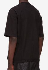 Rick Owens Walrus T Crewneck T-shirt Black DS01E3201BH_09
