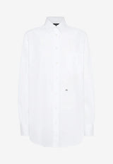 Dsquared2 Maxi Dean Long-Sleeved Shirt White S75DL0913S36275_100