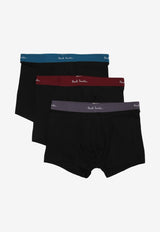 Paul Smith Logo Waistband Boxer Briefs - Set of 3 Black M1A914P3PK75_1A