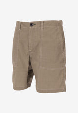 Paul Smith Logo Embroidered Bermuda Shorts Green M2R071ZP22339_35