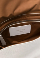 Zanellato Small Postina Daily Calf Leather Top Handle Bag Latte 0680100040000S_Z1190