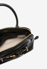 Miu Miu Mini Aventure Nappa Leather Handbag Black 5BP090VOOO2BBL_F0002