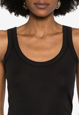 Lemaire Ribbed Tank Top Black TO1199LJ1016_BK998
