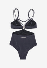 Dsquared2 Cut-Out One-Piece Swimsuit Black D6BGD5130_001