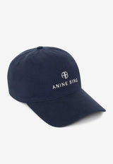 Anine Bing Jeremy Logo Baseball Cap Navy A129084_BEL26